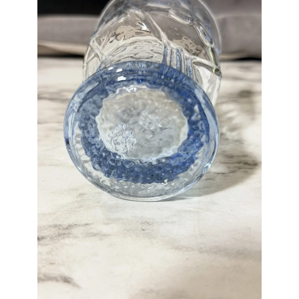 Libbey Blue Country Garden Daisy Juice Glass 4